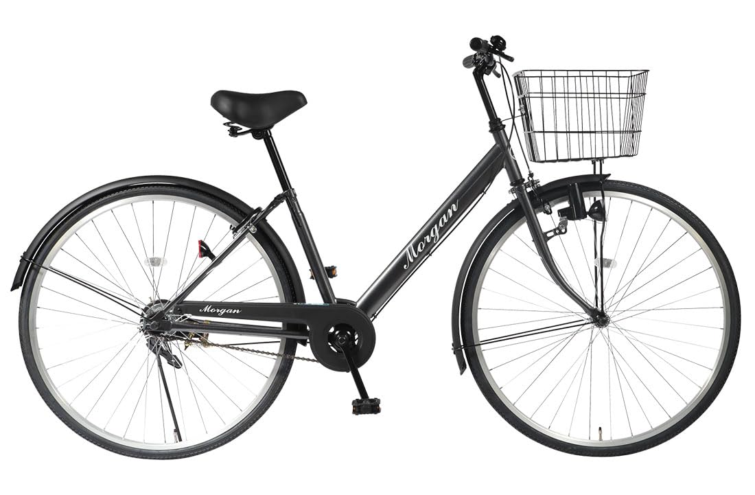 Amazon | 防災サイクル 27型 V型 シティサイクル ガンメタ ノンン