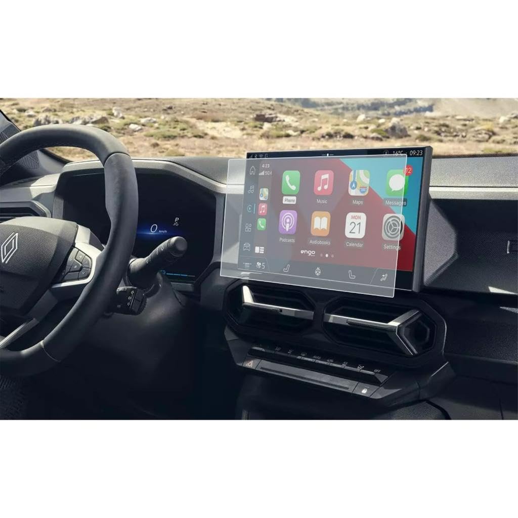 Engo Renault Duster E-Tech 10.1 İnç İle Uyumlu Mat Ekran Koruyucu Multimedya