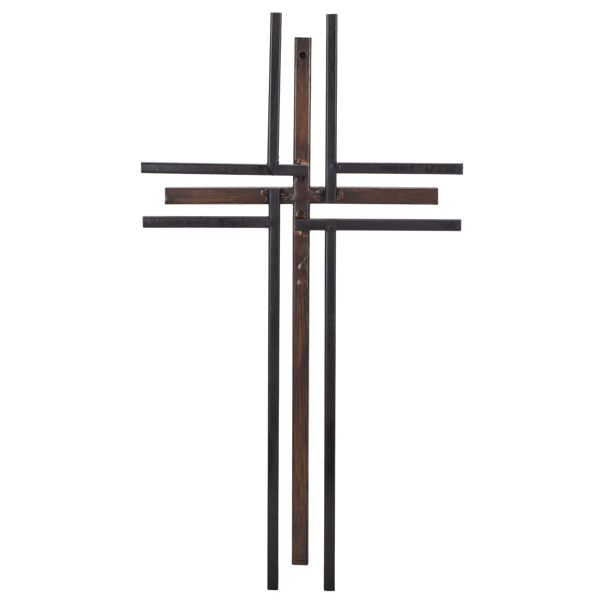Dicksons Metall Wand Kreuz - Schwarz und Bronze Kreuzen