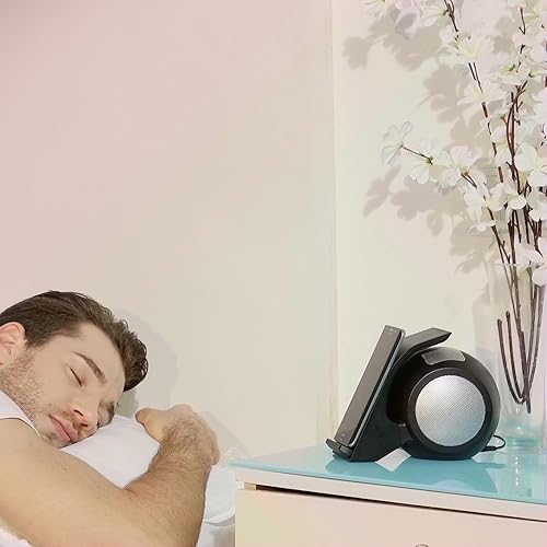 Vista 6 de CENSHI Cargador inalámbrico con altavoz Bluetooth, estación de carga inalámbrica rápida compatible con iPhone 16 15 14 13 12 11 Pro XS 8 Plus