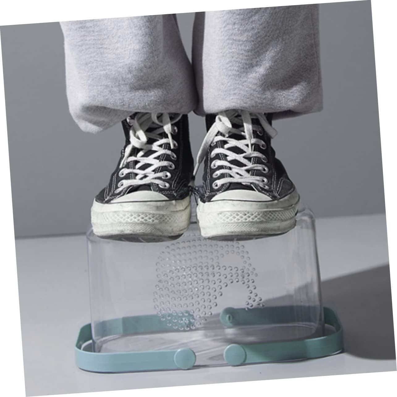 Didiseaon Cesta Organizadora de Ducha Portátil de Plástico para Baño | Transparente, con Asa y Gran Capacidad, para Jabón y Champú, Uso Doméstico en Casa y Baño