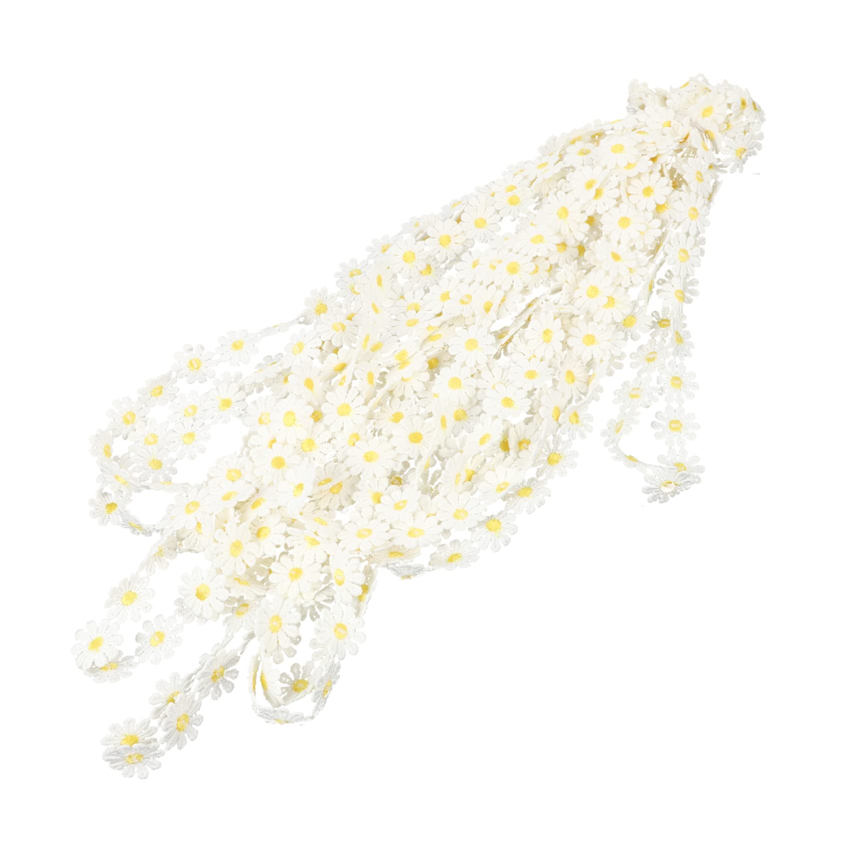 STOBOK 2piezas Cinta De Encaje Bordado Floral De Yardas Ribete Para Manualidades y Decoraciones De Bodas Para Proyectos y Embellecimientos De Ropa