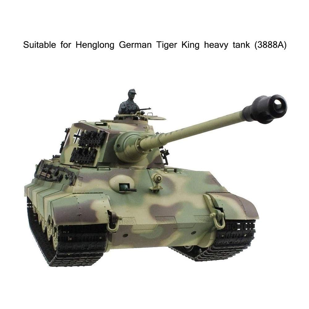 1/16ヘンロンティーガ1用プラキャタピラ 駆動輪、耐荷重輪 【番外編】