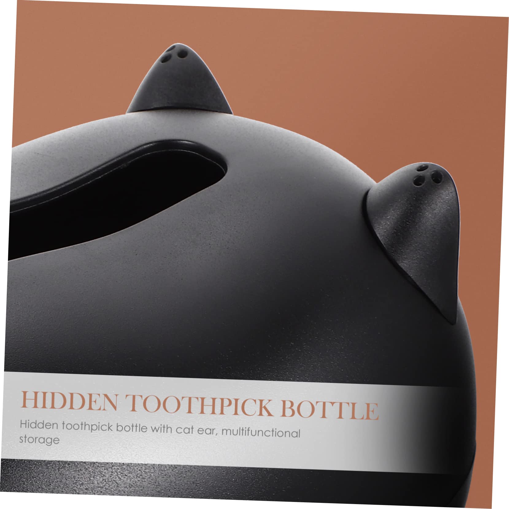 Porte-mouchoirs Décoratif Chat Noir en Résine, Étui à Mouchoirs Résistant à l'usure, Accessoire Maison Pratique pour Salle de Bain et Bureau, Boîte à Mouchoirs pour Décoration
