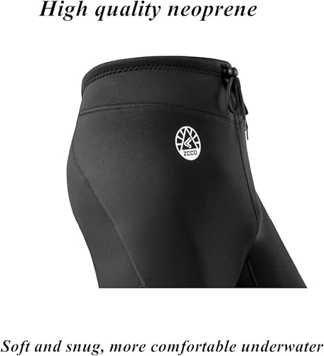 Miniatura 3 de Pantalones de neopreno para hombre y mujer, pantalones largos de neopreno de 0.059 in0.118 in para mantener el calor, pantalones de buceo para surf,