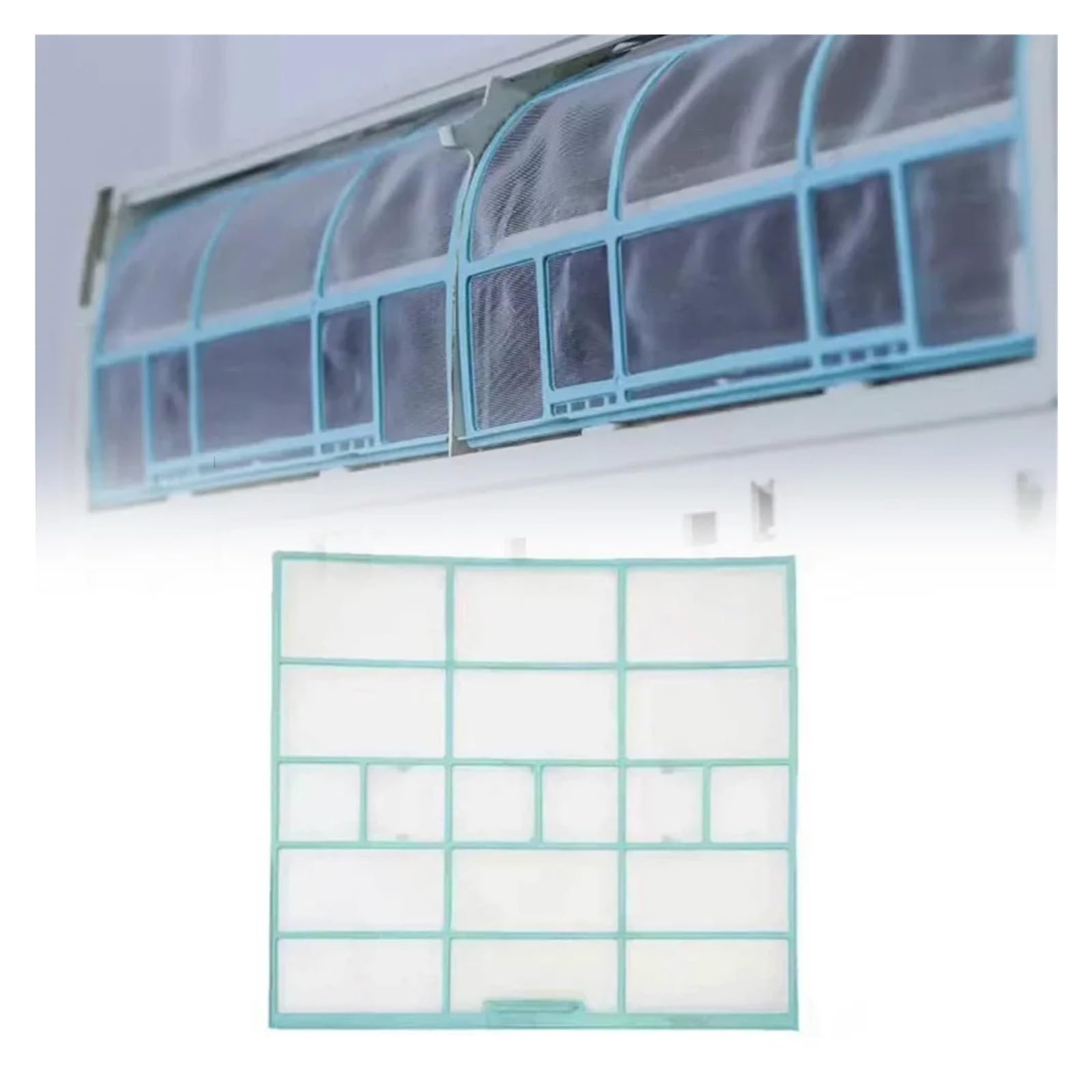 2 Pezzi, Accessorio Filtro Aria Condizionata, Compatibile Con Midea, Compatibile Con Hualing, Progettato For Prevenire L'accumulo Di Polvere(33.6x30.5cm)
