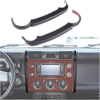 Vista 1 de Cubierta de ribete lateral de navegación compatible con Toyota FJ Cruiser 2007-2021, cubierta de ribete lateral de navegación para salpicadero