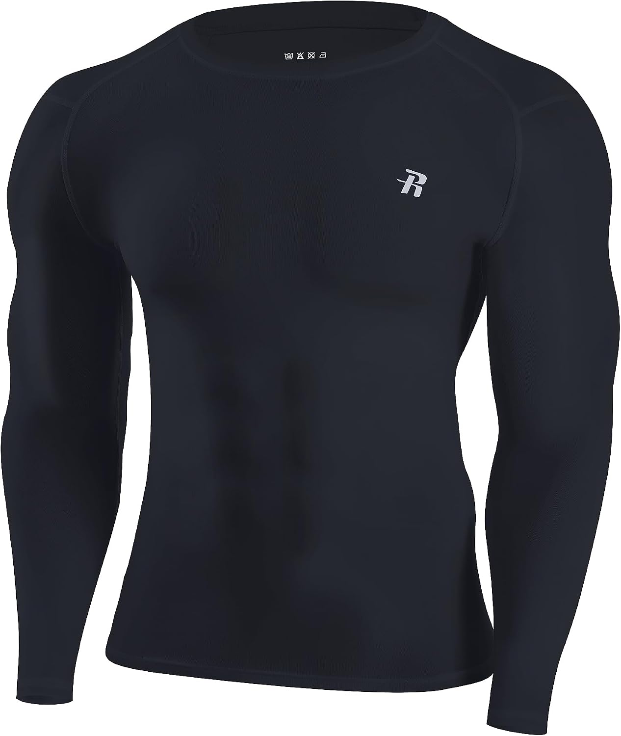 Runhit Long Sleeve Compression Shirts for Men, UPF 50+ Men's Compression Shirts, Running Athletic Workout Base Layer