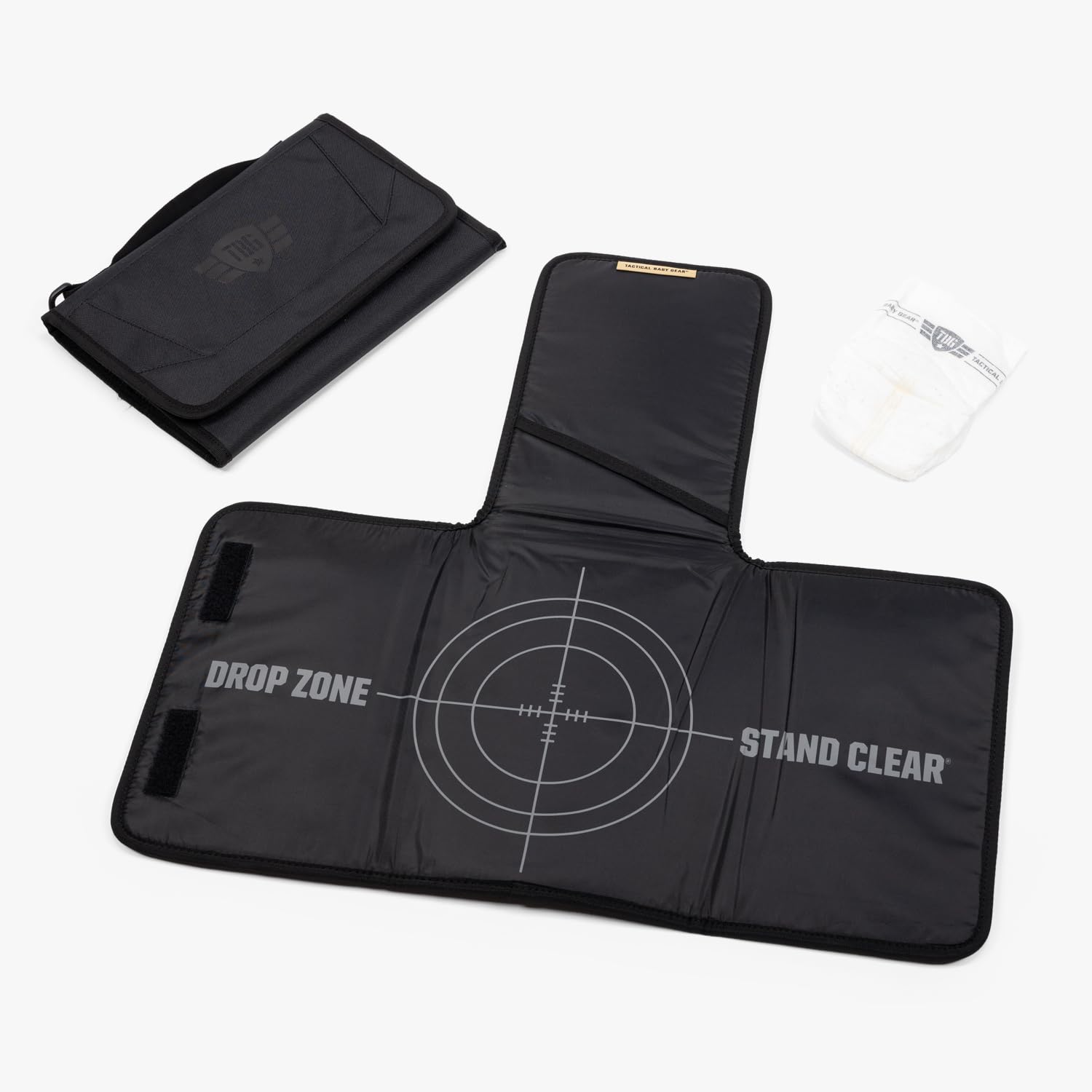 Tactical Baby Gear Everyday Diaper Bag Backpack for Men w/Changing Mat (Black Everyday)