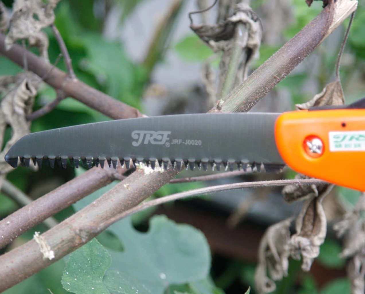 Składana piła ręczna z bezpiecznym zamkiem, składana piła do przycinania z miękkim uchwytem do ogrodnictwa z drewna Camping Bushcraft
