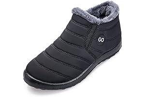 Cozy Women's Snow Boots: Slip-On Comfort for Winter Adventures