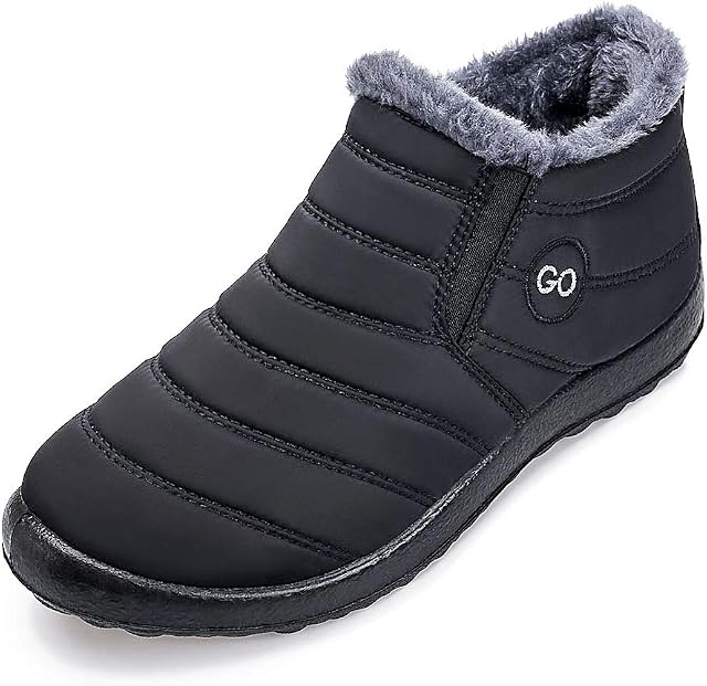 Womens Winter Boots Warm Ankle Booties Waterproof Comfortable Slip On Outdoor Snow Boots Fur Lined Lining 2026 Winter Shoes for Women