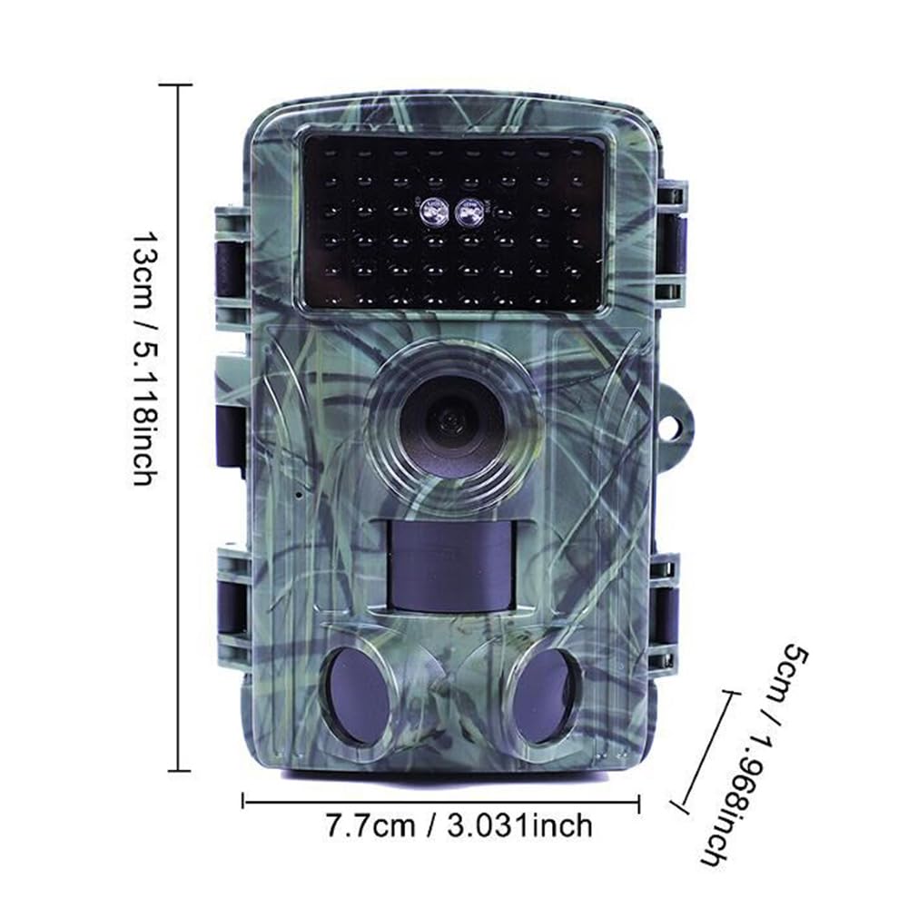 Jemora Caméra de Chasse étanche activée par Le Mouvement, Vision Nocturne WiFi, avec lumière Infrarouge sans Lueur 940nm