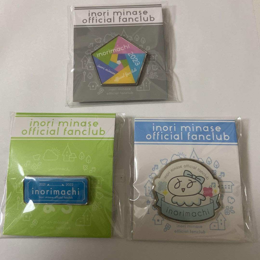 Amazon.co.jp: 水瀬いのり いのりまち 継続特典 ピンバッジ : おもちゃ