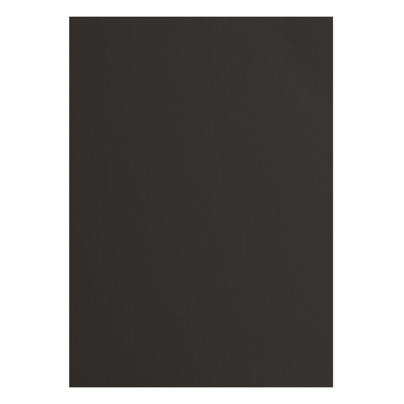 Florence Cardstock Textured - Coloured Card Making Supplies A4 - Black - 10 Sheets - Coloured Paper for Scrapbooking, Card Making and Other Paper Crafts - 216 GSM