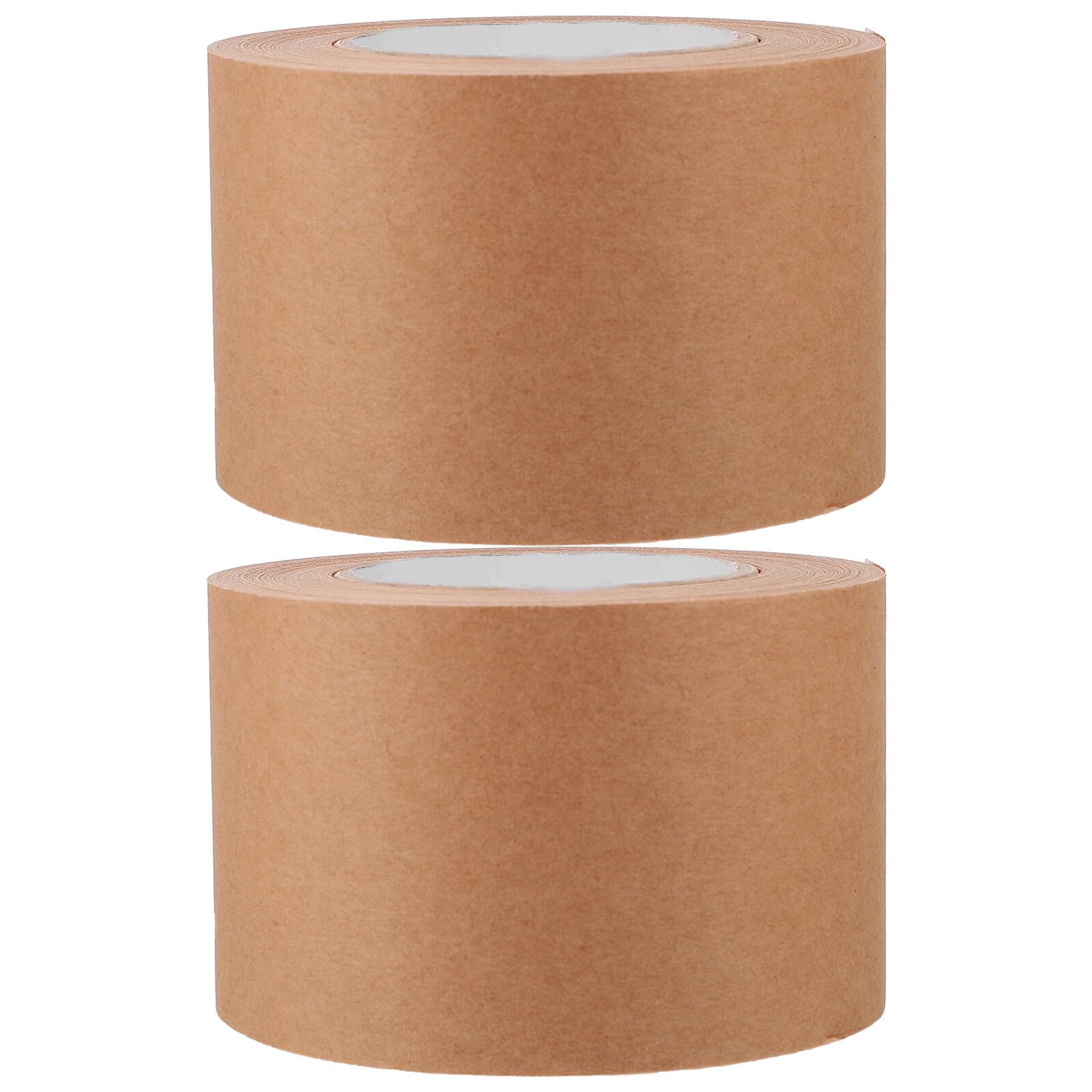 10 Rollen Verstärktes Kraftpapier Klebeband Stark Haftendes Verpackungsband für Kartonversiegelung Beschreibbar Wasserresistent Vielseitig Einsetzbar für Versand und Lagerung
