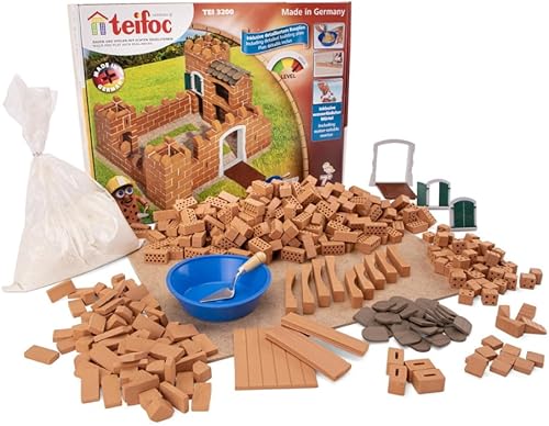 Teifoc Juego de construcción de ladrillos de castillo de caballero, 435 bloques de construcción, juego de erectores y juguete de construcción STEM