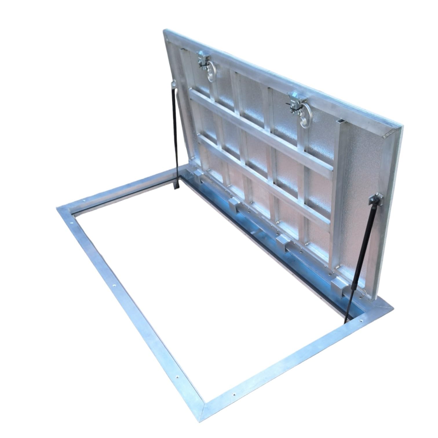 Coperchio Botola Alluminio 700 mm x 1600 mm Thermo Max 4 Guarnizione a quattro lati Porta Pavimento Chiusino Sigillo Portello ispezione Botola ispezione