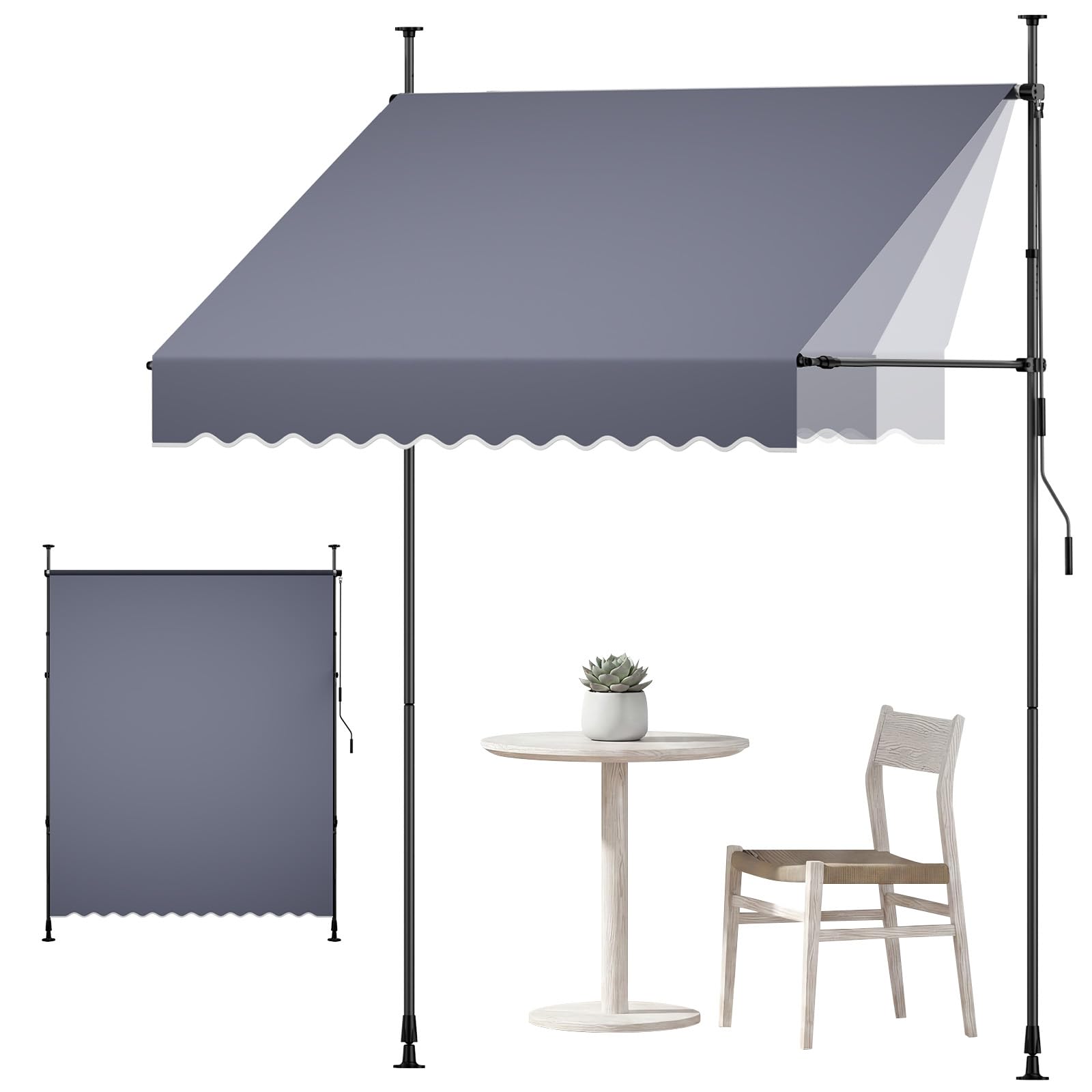 VEVOR Manual Retractable Awning