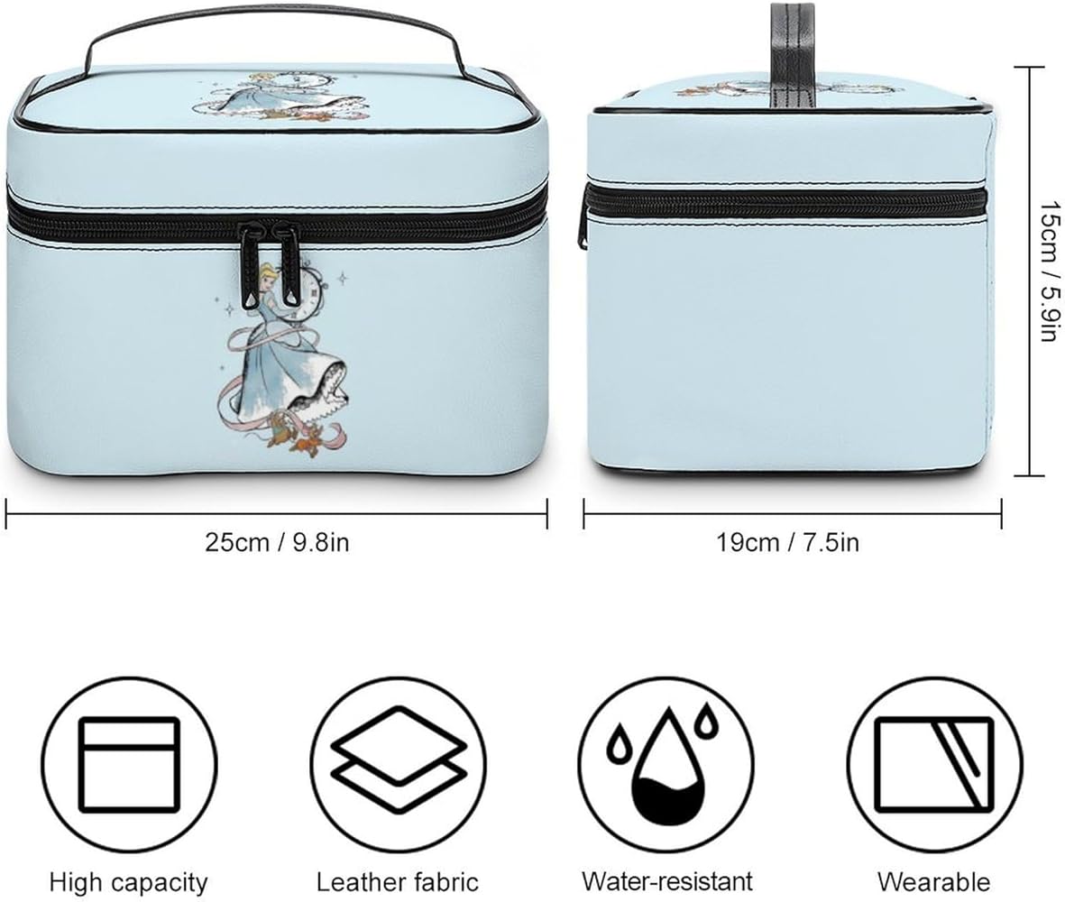 Amazon.co.jp: シンデレラ 化粧ポーチ メイクボックス 化粧品収納 洗面