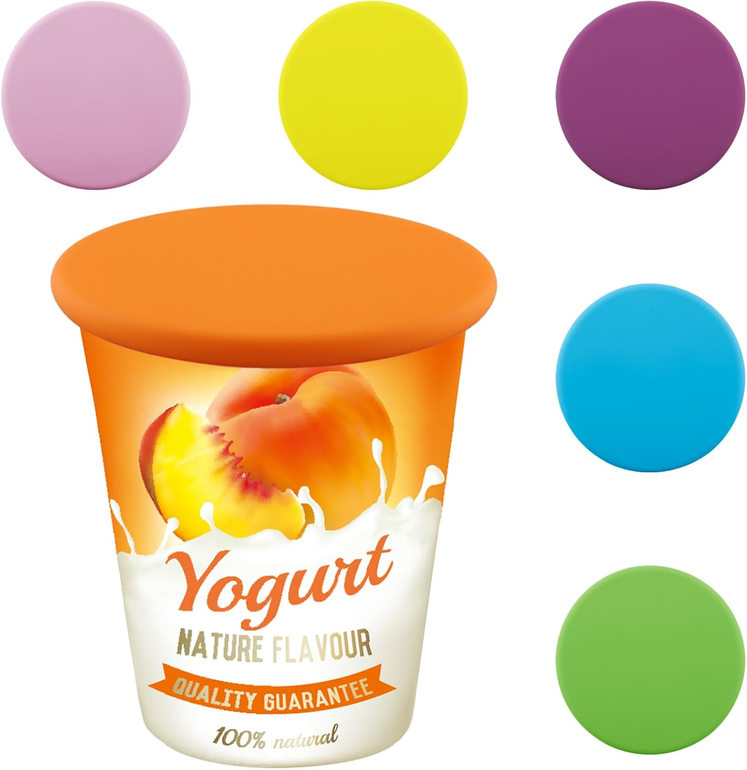 6 Pack Large Reusable Silicone...