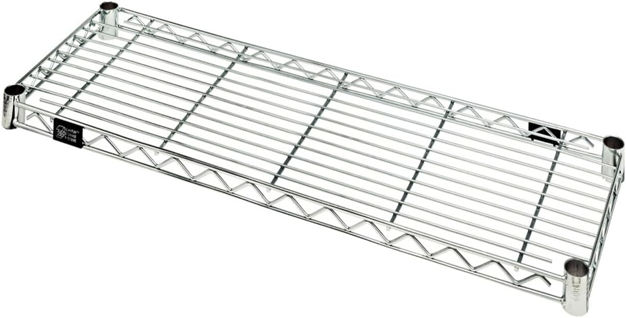 QUANTUM STORAGE SYSTEMS 1236C Wire Add-On Shelf Chrome 36" W x 12" D