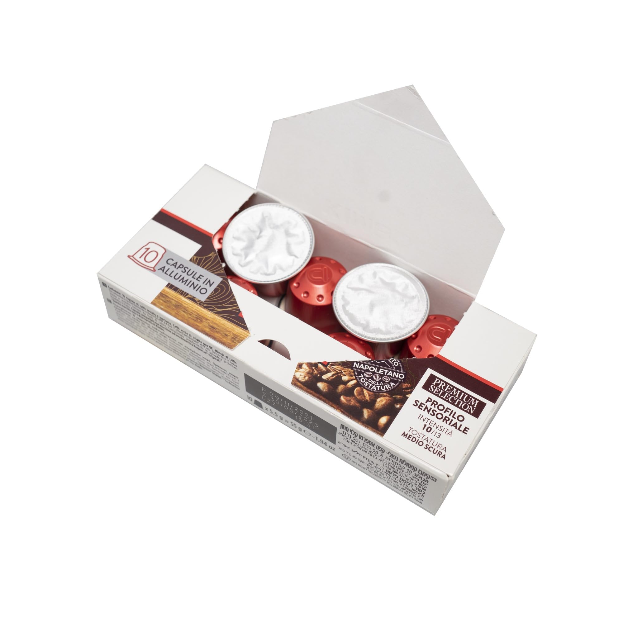 Kimbo Barista Espresso Napoli - Cápsulas de Aluminio Compatible nespresso Original -10 Paquetes De 10 Cápsulas | Compatible con máquinas originales Nespresso, cápsulas de aluminio, fabricadas en Italia, intensidad 10/13