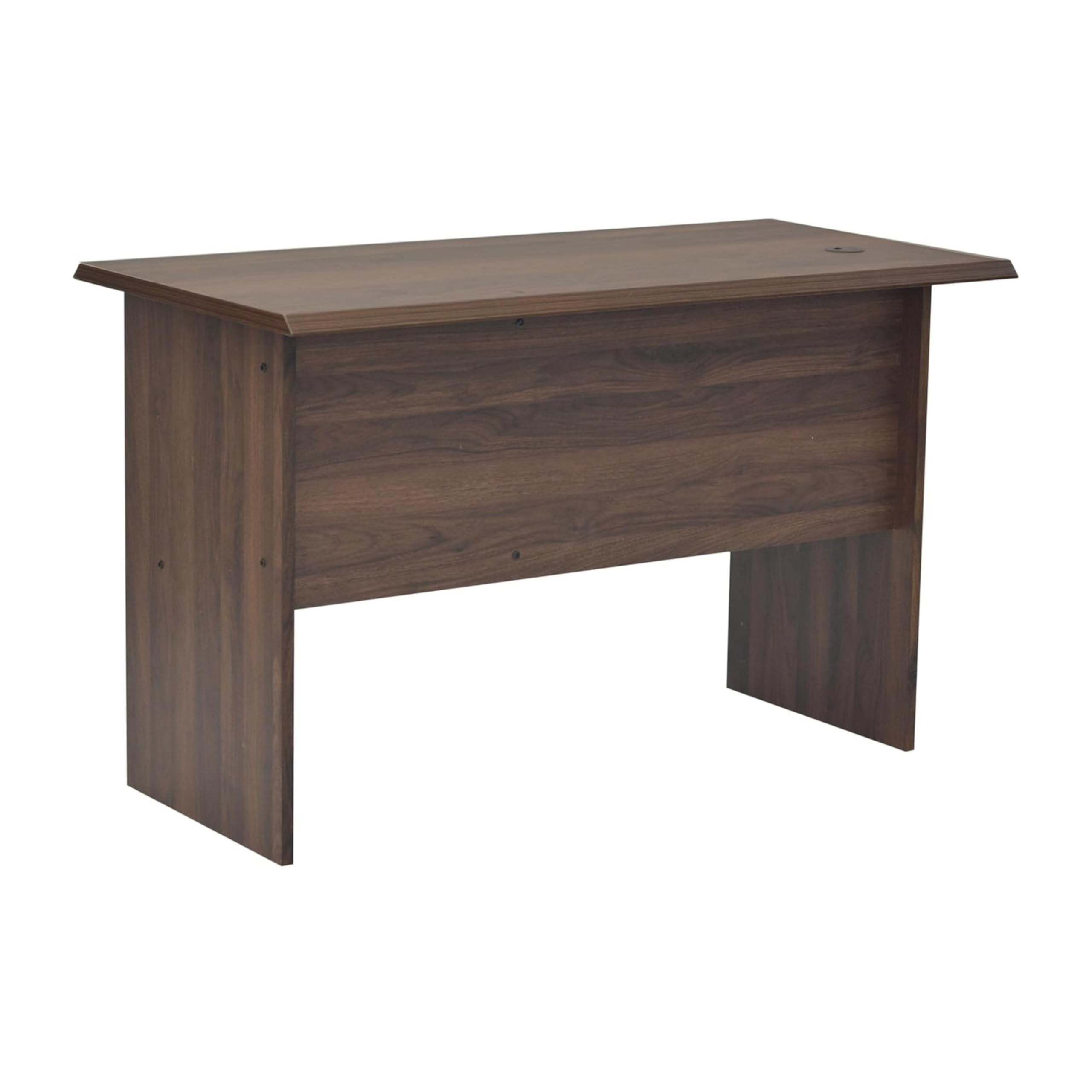 Karnak Wooden Executive Office Desk with Drawers, Computer Workstation Table 120 cm (Walnut)