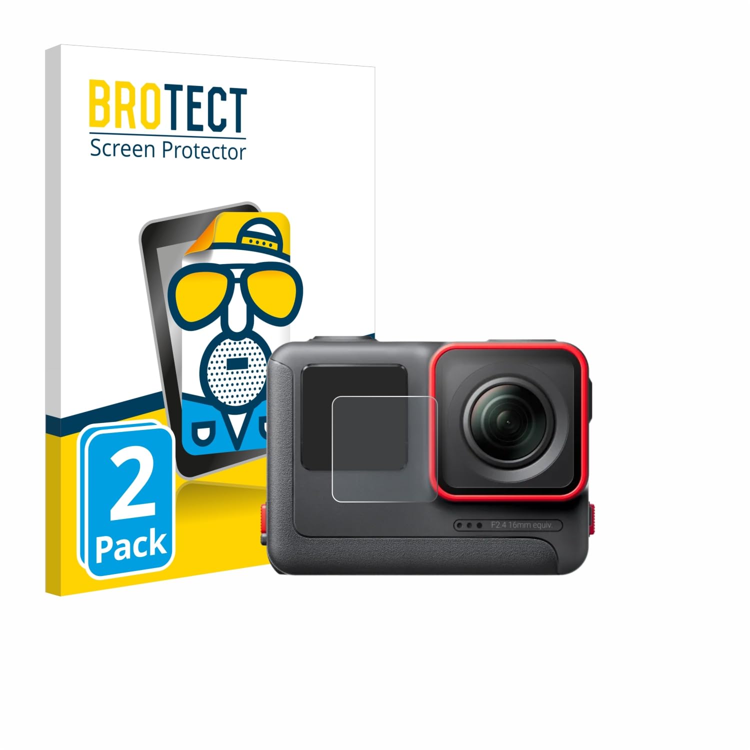 brotect 2-Pack Screen Protector Anti-Glare for Insta360 Ace (Front display) Screen Protector Matte, Anti-Fingerprint Protection Film