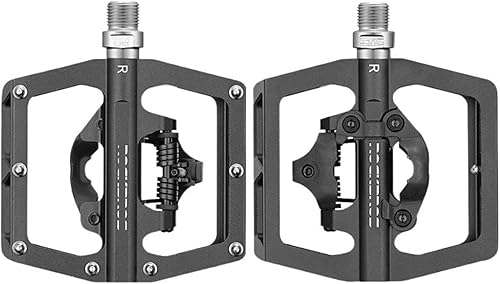 Miniatura 2 de Pedal de bicicleta de bicicleta MTB Pedales de bicicleta de aleación de aluminio Plataforma plana Aplicable Accesorios de ciclismo Pedal