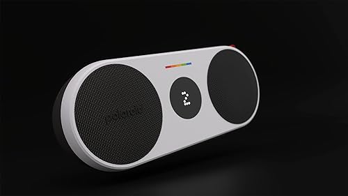 Miniatura 4 de Polaroid Reproductor de música P2 (negro) - Potente altavoz Bluetooth inalámbrico portátil recargable con emparejamiento estéreo dual Negro