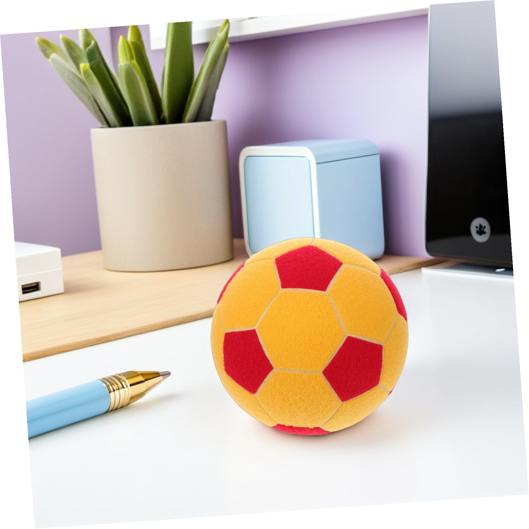 Pelota de Fútbol Pegajosa Inflable de Fieltro Entrenamiento Interactivo Interiores y Exteriores Familiar para Práctica de Habilidades