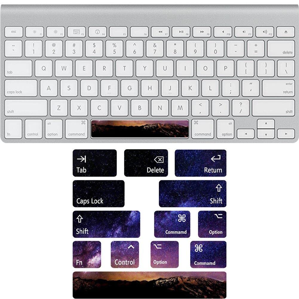 Sanfly Non Transparent Stickers with Letters for Standard Keyboard Laptop Keyboard Keyboard Stickers Set English Uk Replacement