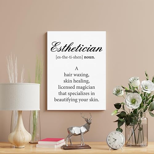 Miniatura 5 de Esteticista - Póster de definición de esteticista para pared, pintura enmarcada para el hogar, sala de belleza, sala de belleza, decoración de