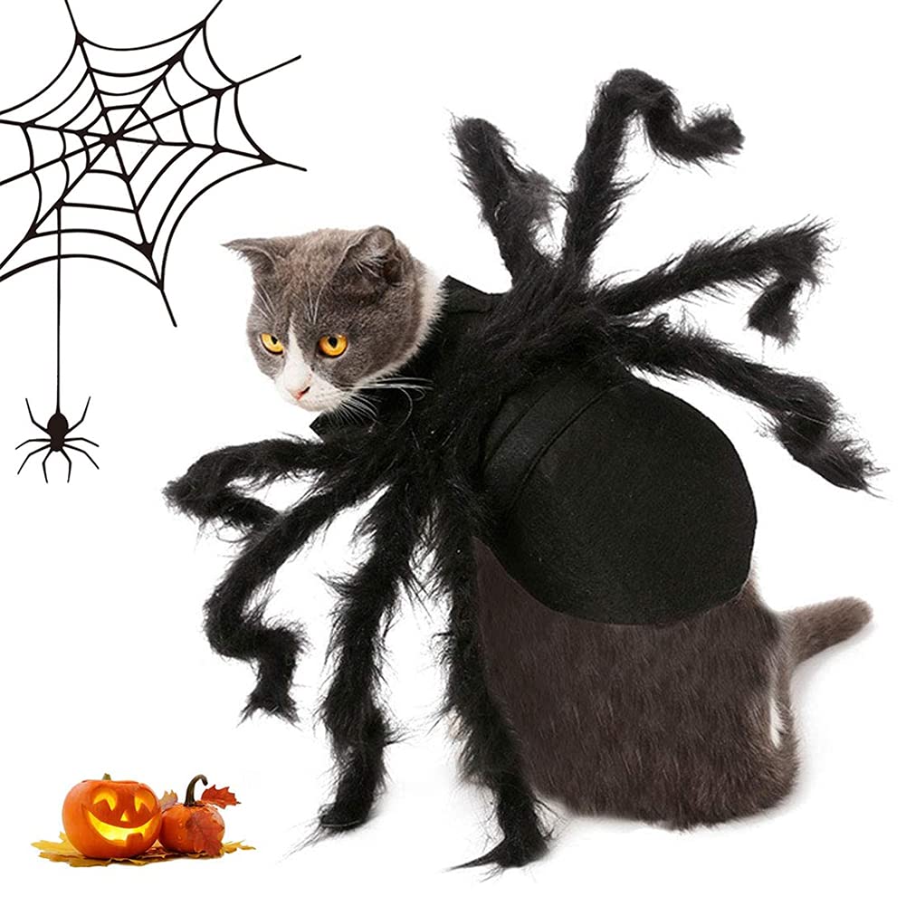 CXING Dog Spider Costume for Halloween Party, Halloween Cosplay - Small Dog & Cat Dress Up Accessory (M) — image 1
