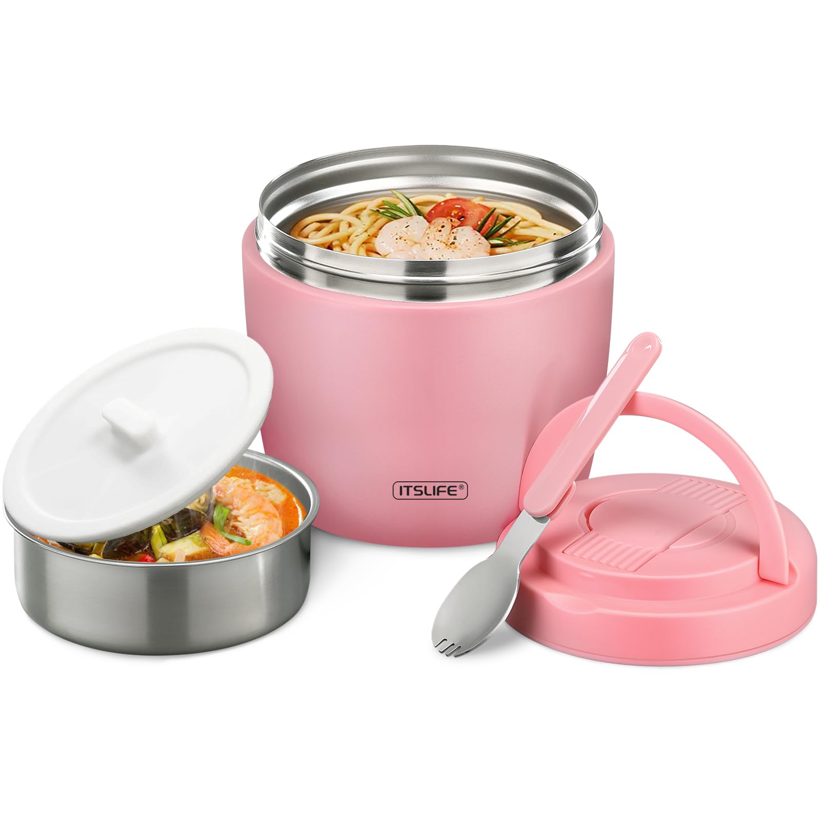 Amazon.com: Itslife 32oz Insulated Soup Thermo, Vacuum Stainless