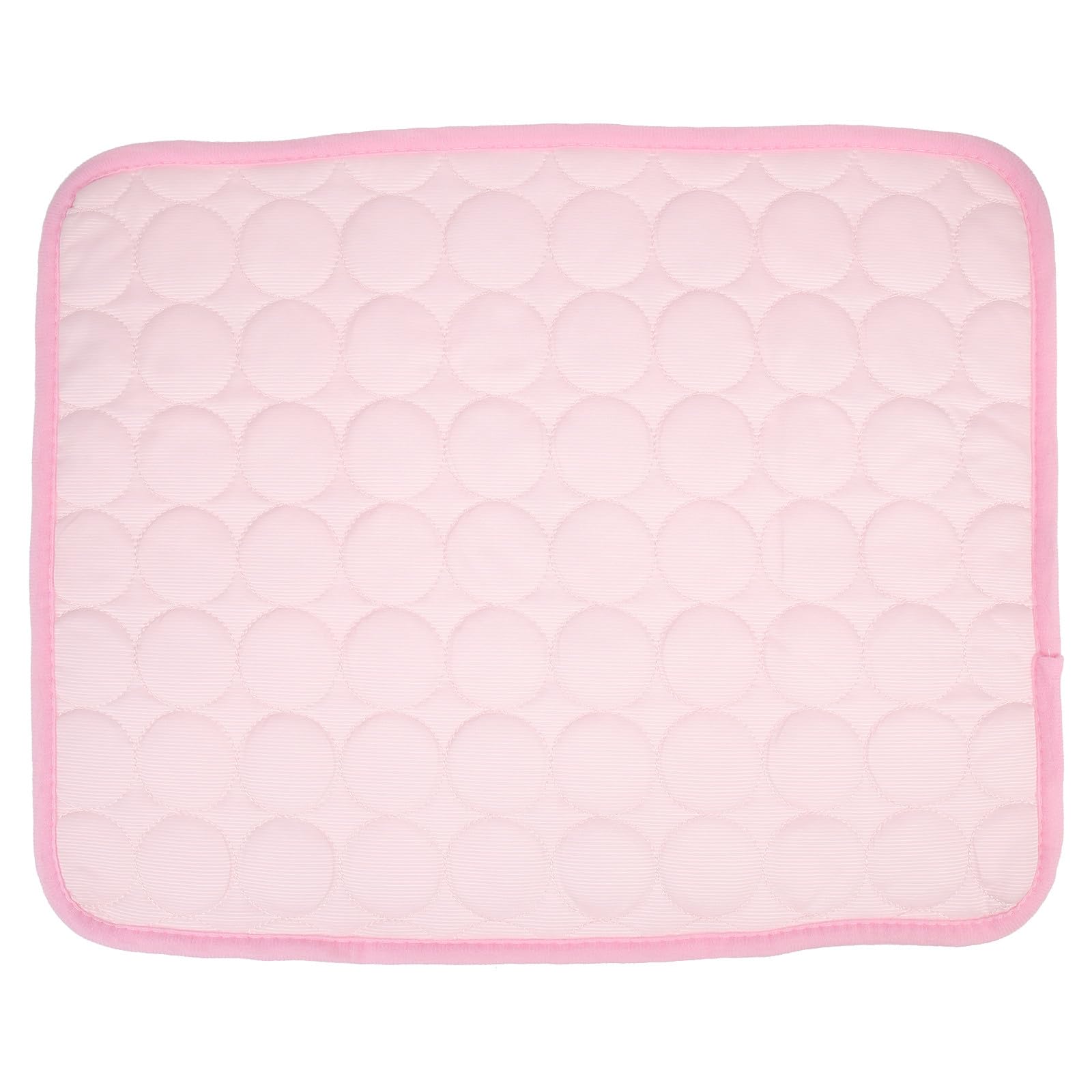 GATHINESS Dog Cooling Mat for Summer Pets, Portable Cooling Cushion with Non-toxic Gel, Pink 50x40cm Small Pet Sleeping Pad for Dogs and Cats