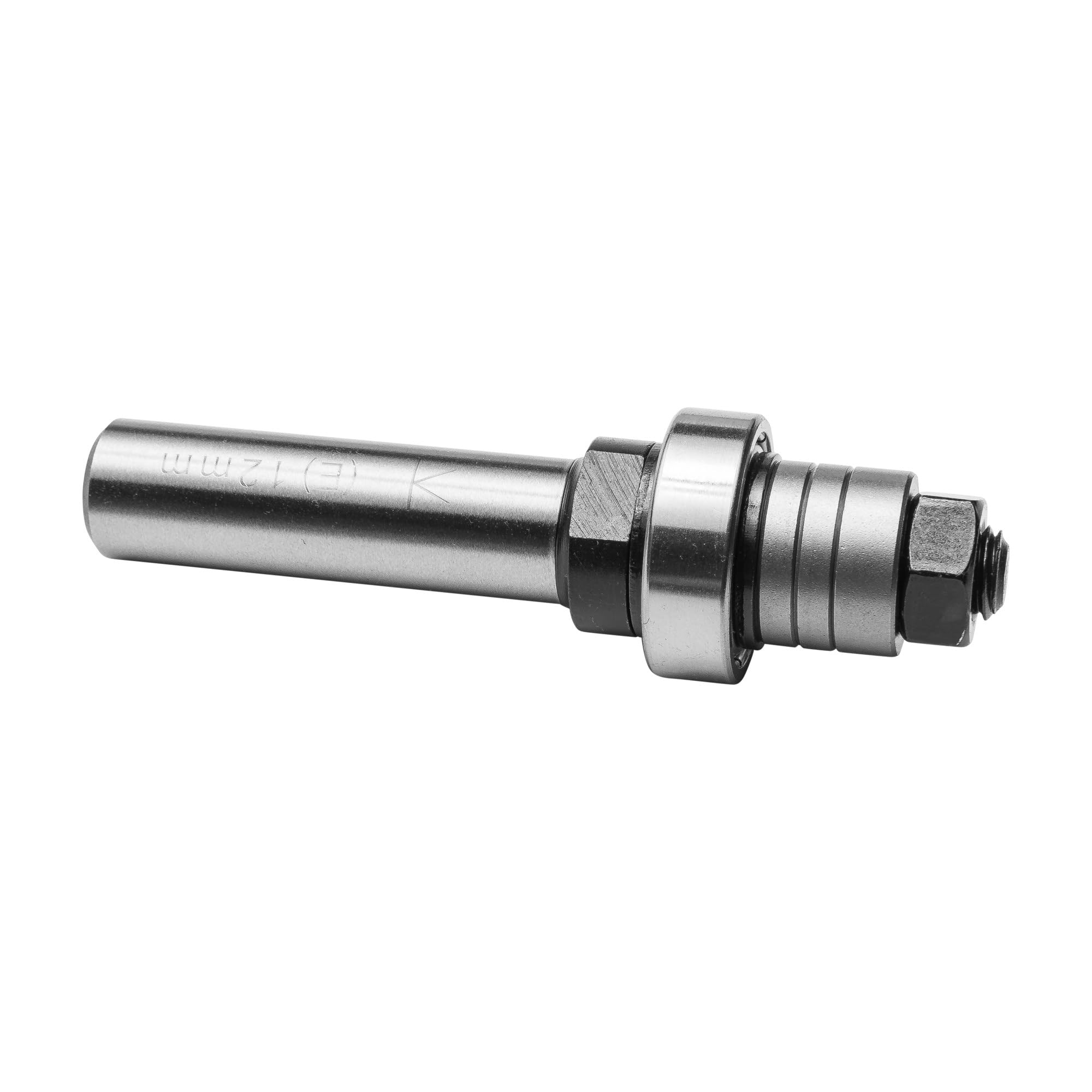 ENT 14006 Aufnahmedorn Schaft (S) 12 mm, Durchmesser (D) 8 mm, NL 13 mm, SL 42 mm, GL 76 mm, mit Kugellager