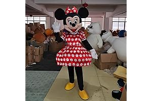 Mascot Cheeseleader Mice Costume, Perfect for Sports Events or Party Entertainment