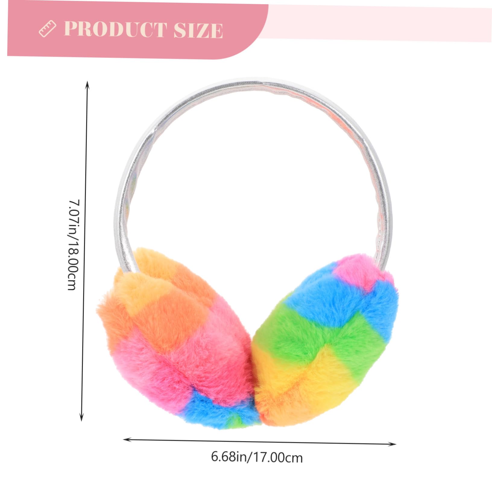PartyKindom Supple Comfortable Washable Earmuff Reusable Girl Ear Protector for Cold Weather