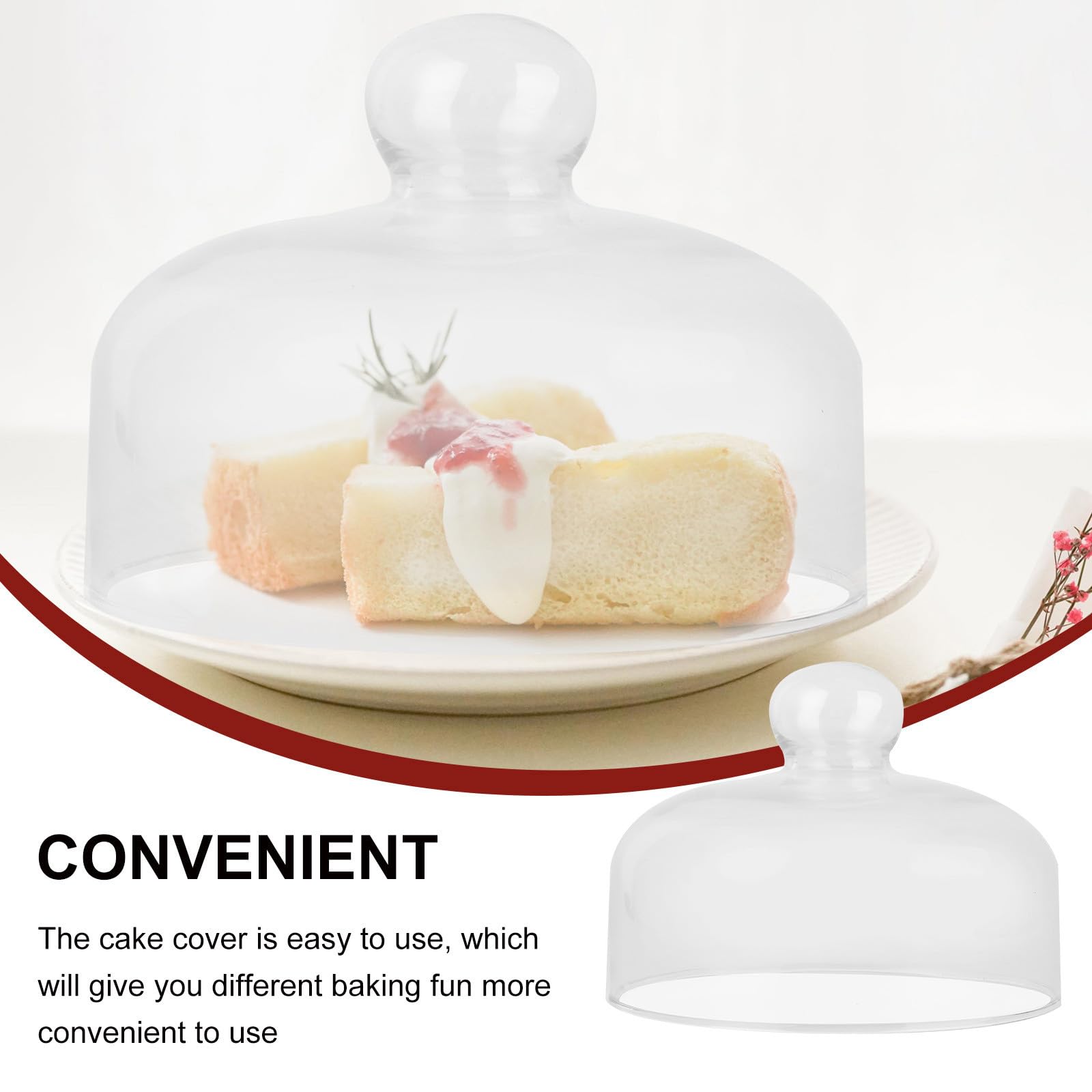 Artibetter Cubierta Antisalpicaduras para Microondas Pequeña 18x14,5 Cm, Cubierta Protectora para Alimentos, Transparente, Ligera y Reutilizable para Cocina y Calentamiento de Comida