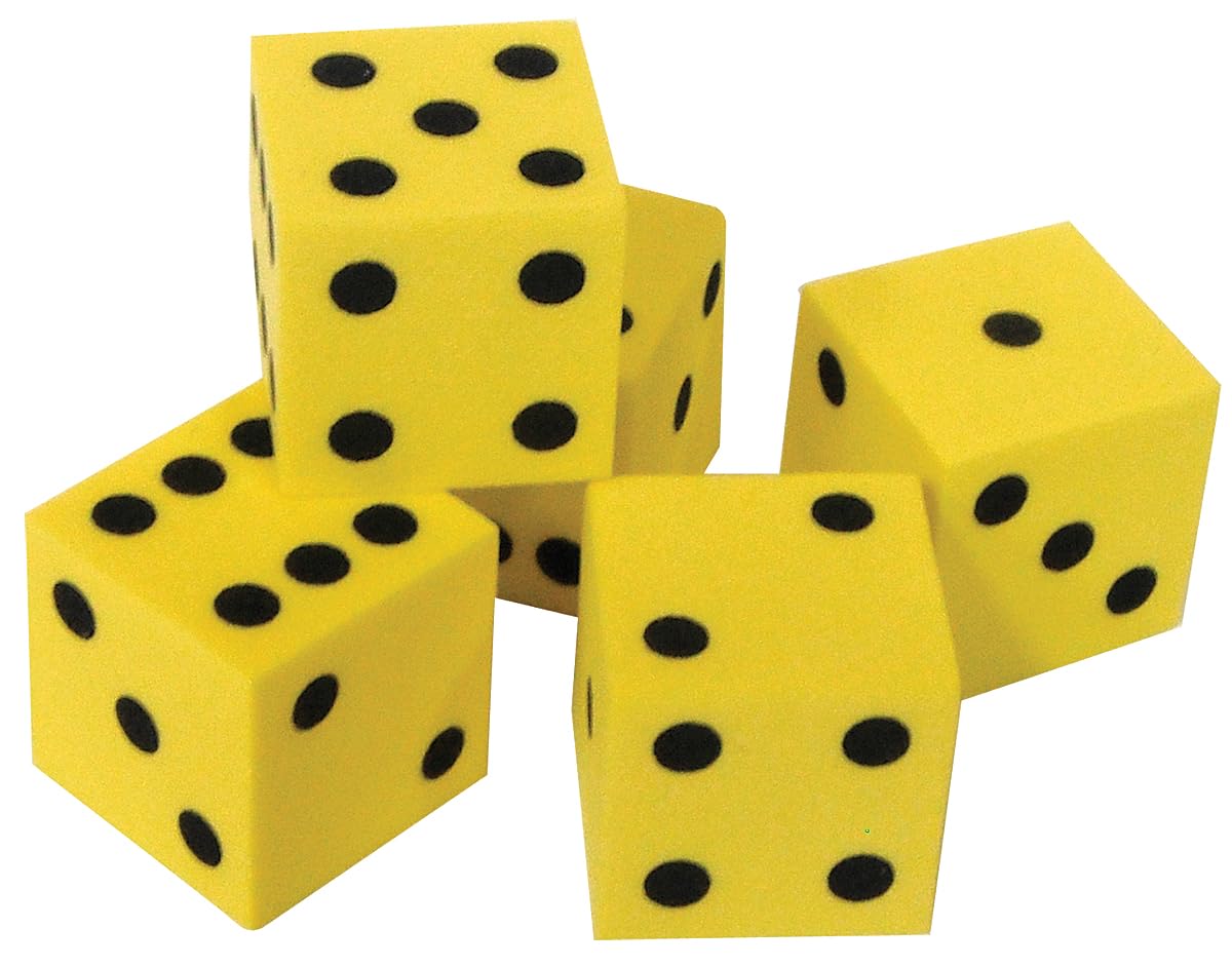 Teacher Created Resources Foam Traditional Dice (20603)