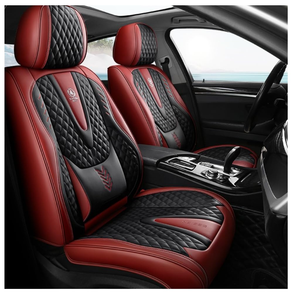 I coprisedili per auto sono adatti per BMW 3 Series 320d XDrive M Sport Berline (F30) Telo protettivo/accessori per auto,Nero e rosso