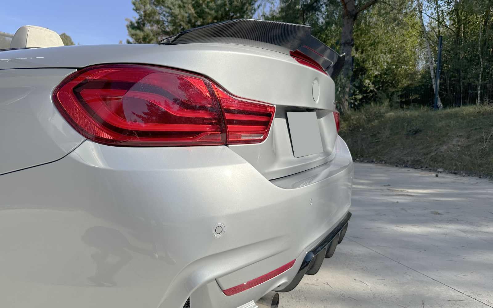 Mptuned BMW F33 PSM Stil Heckspoiler in Carbon Optik per BMW Serie 4 2014-2019 Cabrio 420i 428i 430i 435i 440i