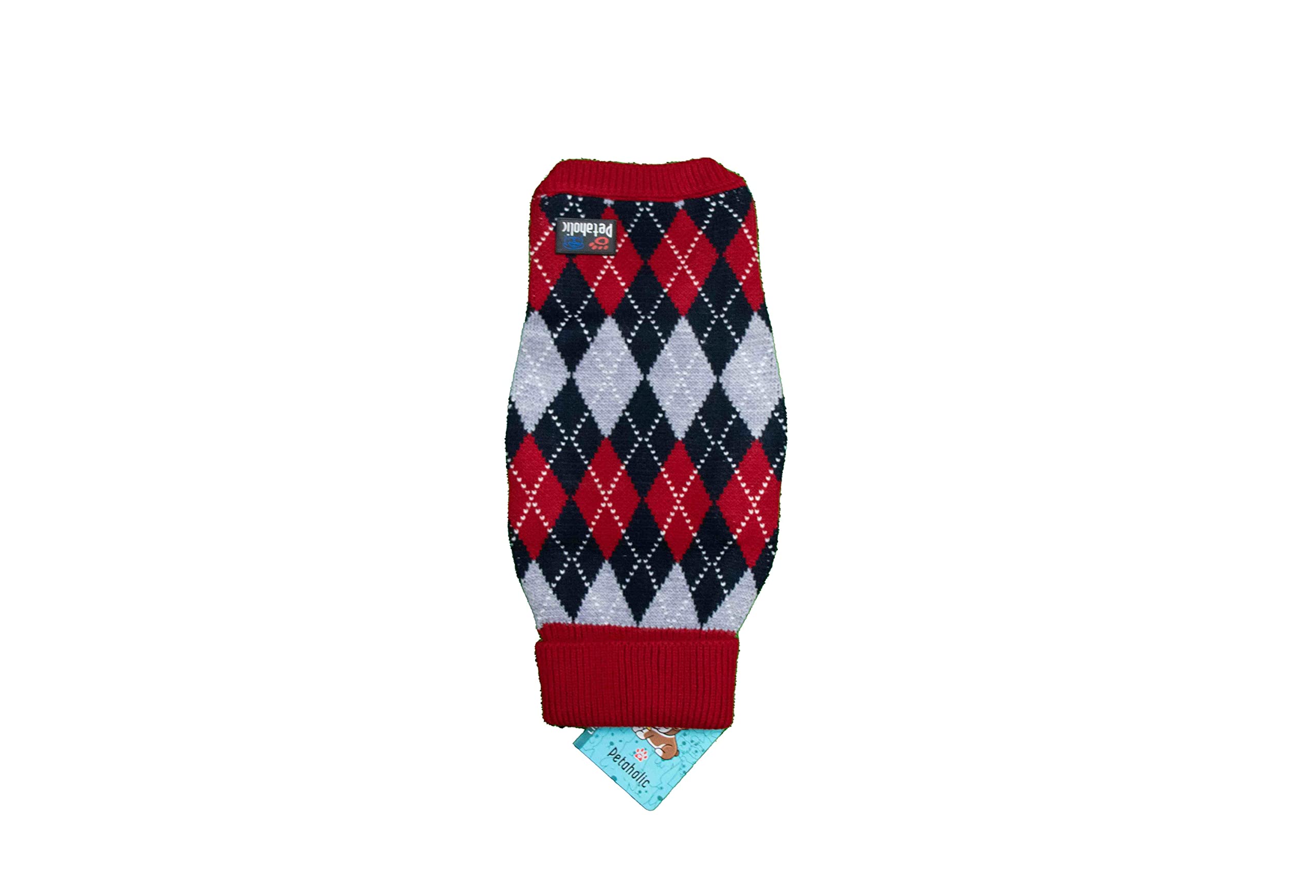 WAGGYTAILS Printed Sweaters for Dogs | Winter Wear Premium Pets Clothing | Pet Sweater | Streachable Sweaters for Dog, (Red & Blue), (4XL) (B0BKZQRSF6) Amazon Price History, Amazon Price Tracker