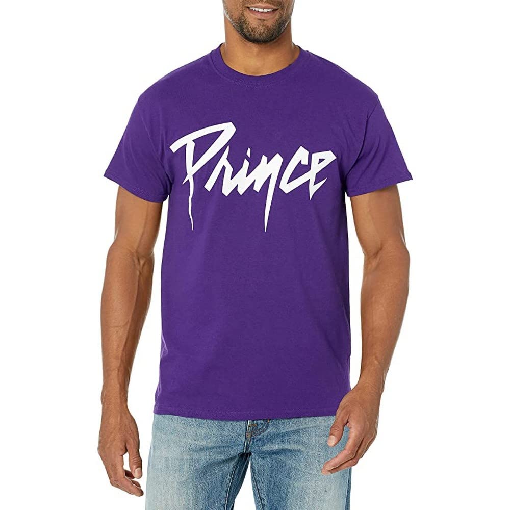 Prince Men's Logo T-Shirt, Purple (Purple Purple), Large (Size:Large)