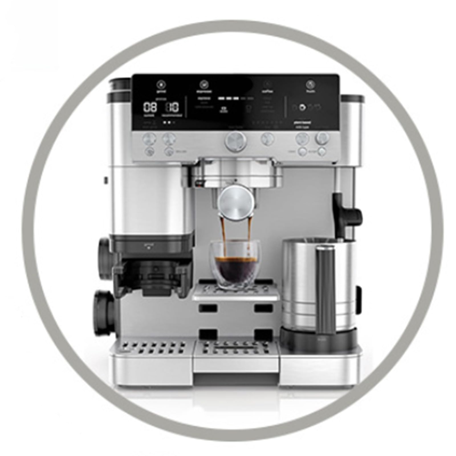 Abtropfschale Professioneller Espresso-Tropfsammler ABS Edelstahl-Textur für Kaffeeextraktion Kaffeezubehör