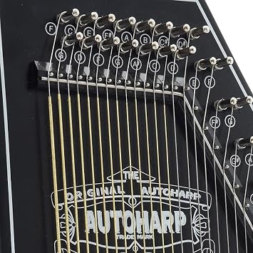 Autoharp by Oscar Schmidt OS73CE 1930's Reissue 21 Chord 36-String Acoustic/Electric Auto Harp with Pickup - Satin Black