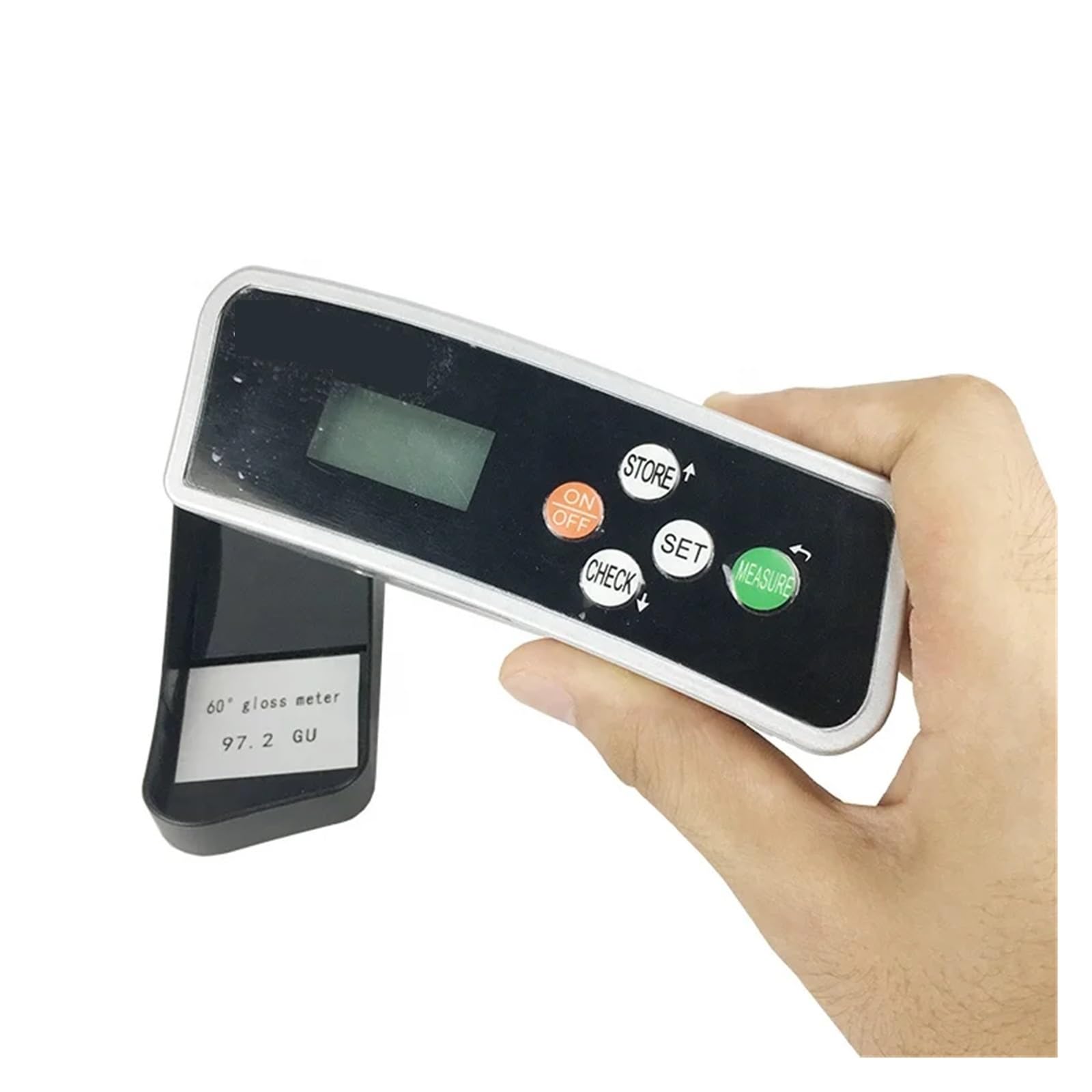 Medidor de brillo, Medidor de brillo portátil de 60 grados for cerámica, mármol, hormigón, vidrio, piedra, suelos, azulejos, papel de brillo.