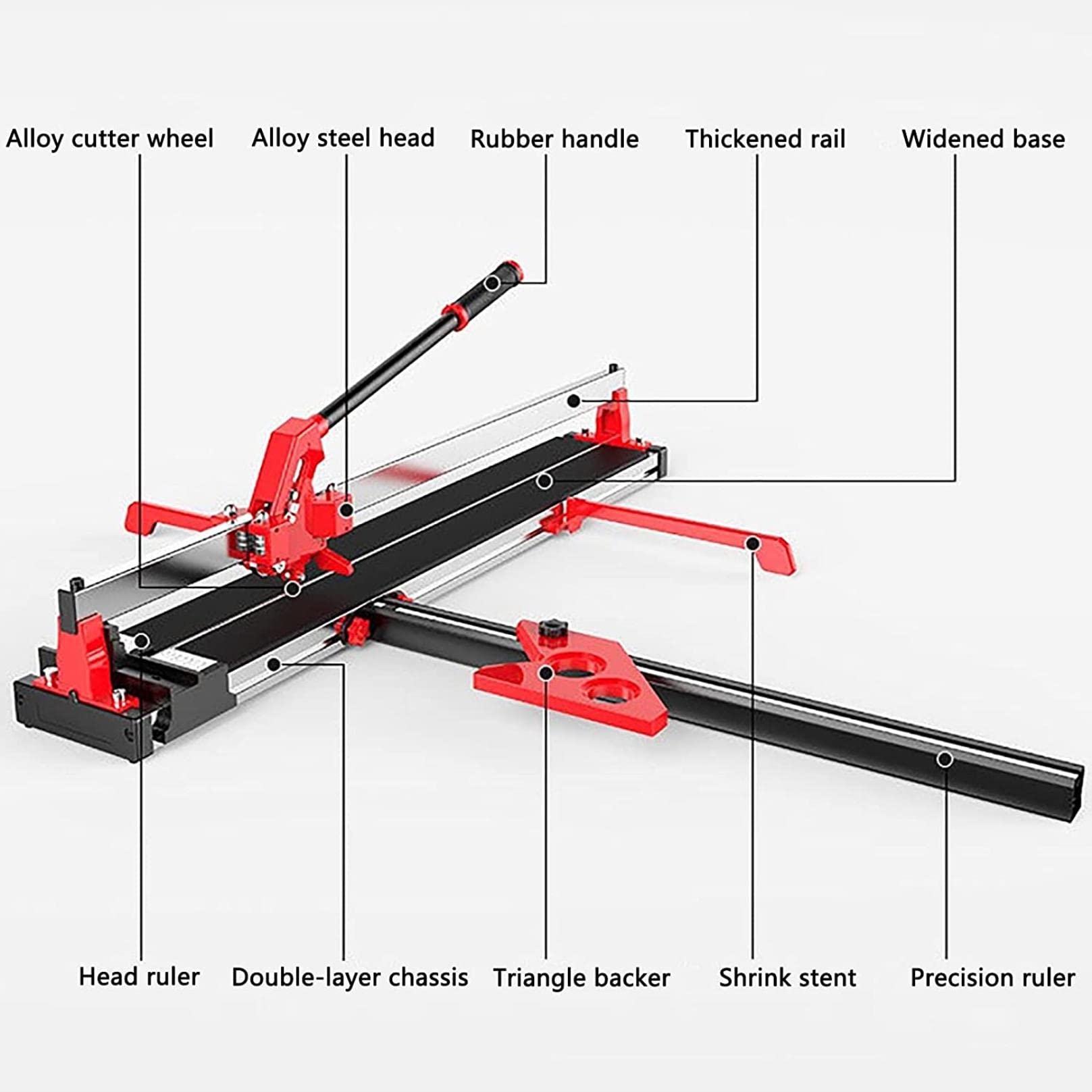 800mm Fliesenschneider Profi - Manueller Nassschneider Für Deine Renovierung